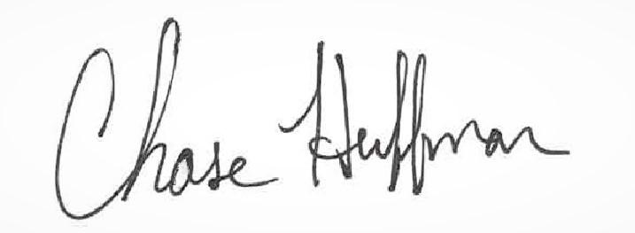 Chase Huffman's signature
